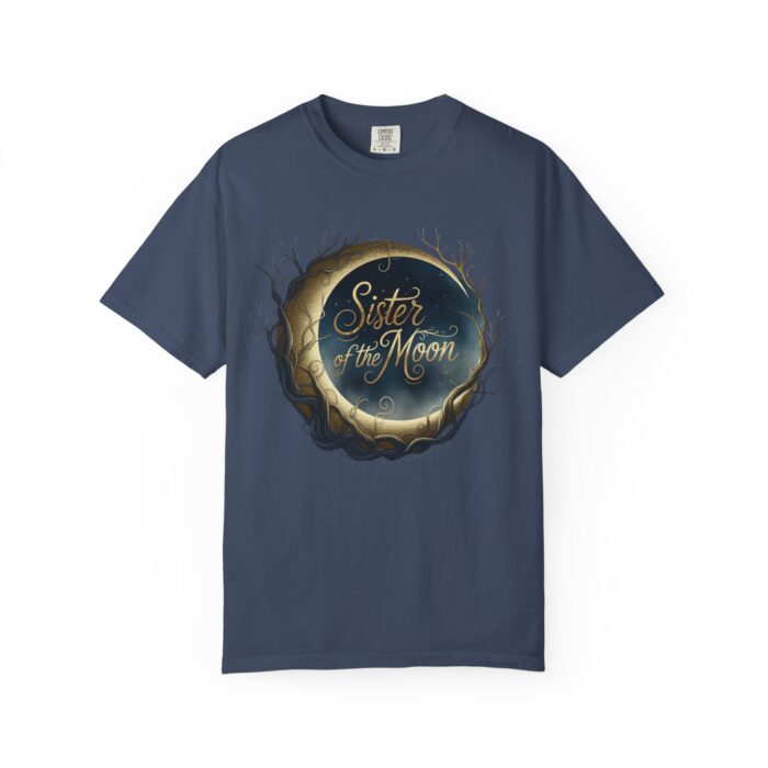 Moon Sister T-Shirt | Unisex Garment-Dyed Tee, Gift for Moon Lovers, Celestial Apparel, Astrology Shirt, Boho Fashion - Image 11