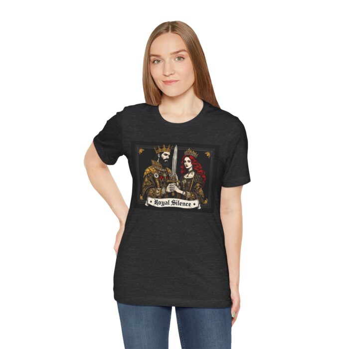 Royal Silence Graphic Tee, Gothic T-Shirt, King and Queen Shirt, Unisex Fashion Top, Drawstring Bag, Gift for Him/Her - Image 26