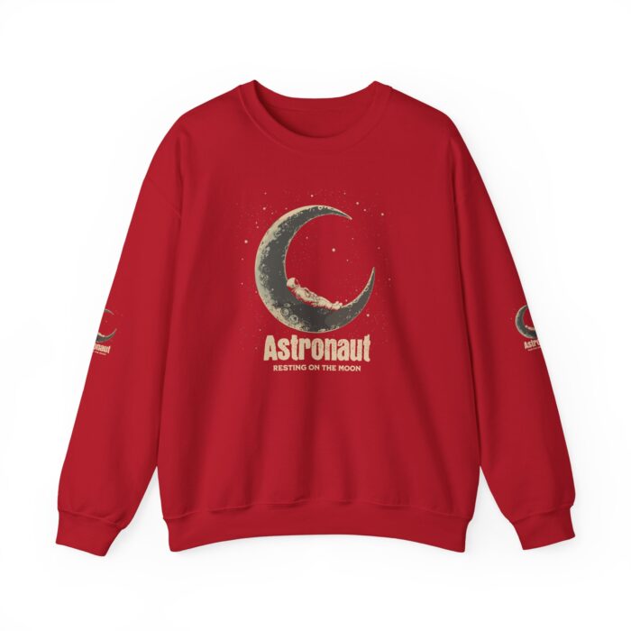 Astronaut Resting on the Moon  Unisex Heavy Blend™ Crewneck Sweatshirt - Image 26