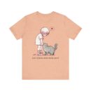 Cute Cat Lover Tee, Animal Graphic Shirt, Gift for Cat Mom, Funny Pet Lover Apparel, Love Knows When You're Quiet T-Shirt