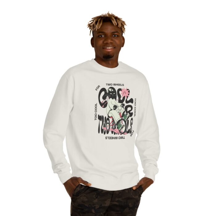 Too cool for two wheels Unisex Crew Neck Sweatshirt - Image 19
