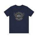 NYC Wings Graphic Unisex Tee, Vintage Style Shirt, Gift for NYC Lovers, Casual Streetwear, Travel Souvenir, Comfortable Tee