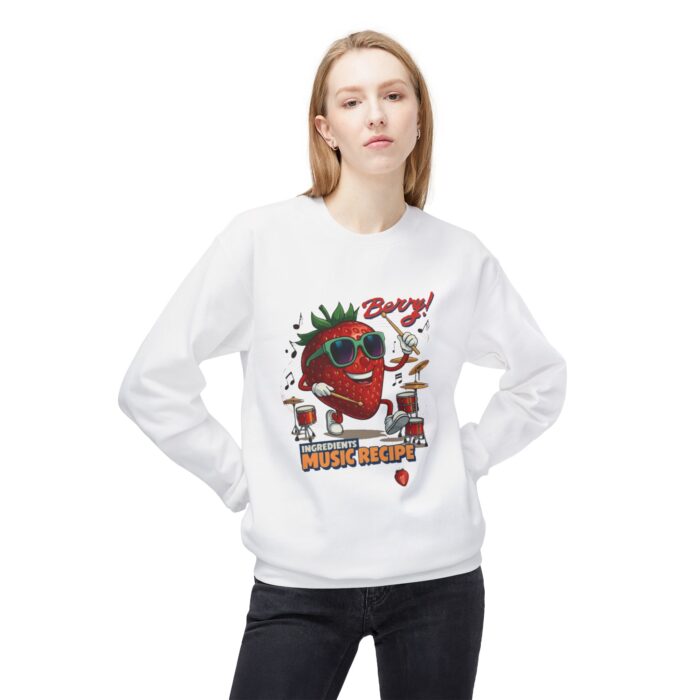 Berry Unisex Midweight Softstyle Fleece Crewneck Sweatshirt - Image 27