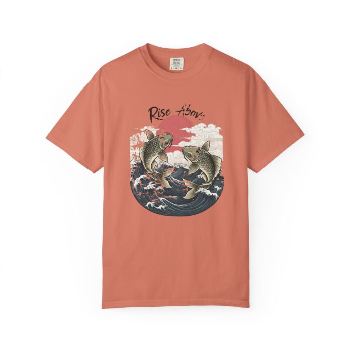 Rise above Unisex Garment-Dyed T-shirt - Image 43