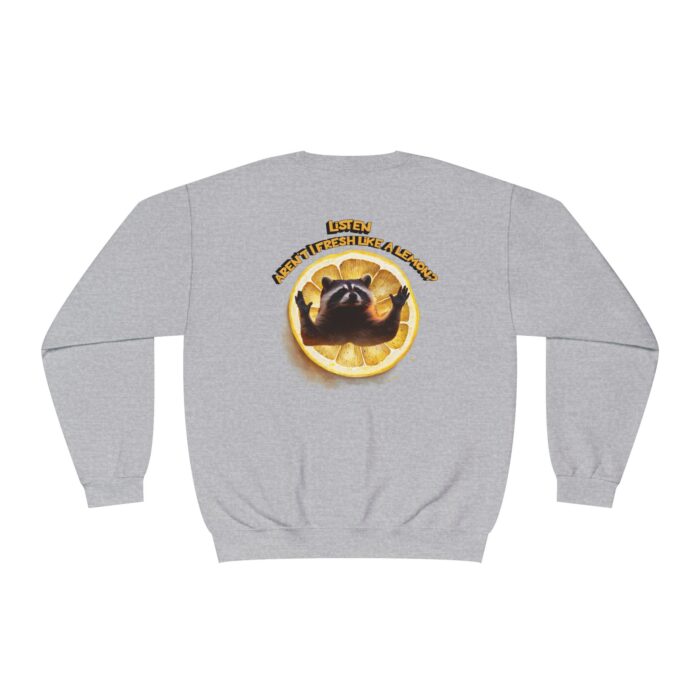 Lemonish racoon Unisex NuBlend® Crewneck Sweatshirt - Image 18