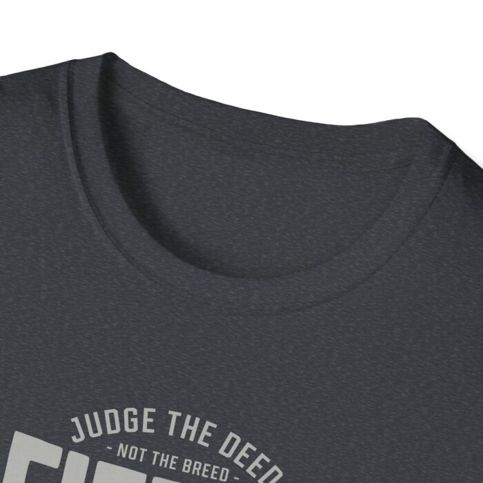 Fierce pitbull heart Unisex Softstyle T-Shirt - Image 3