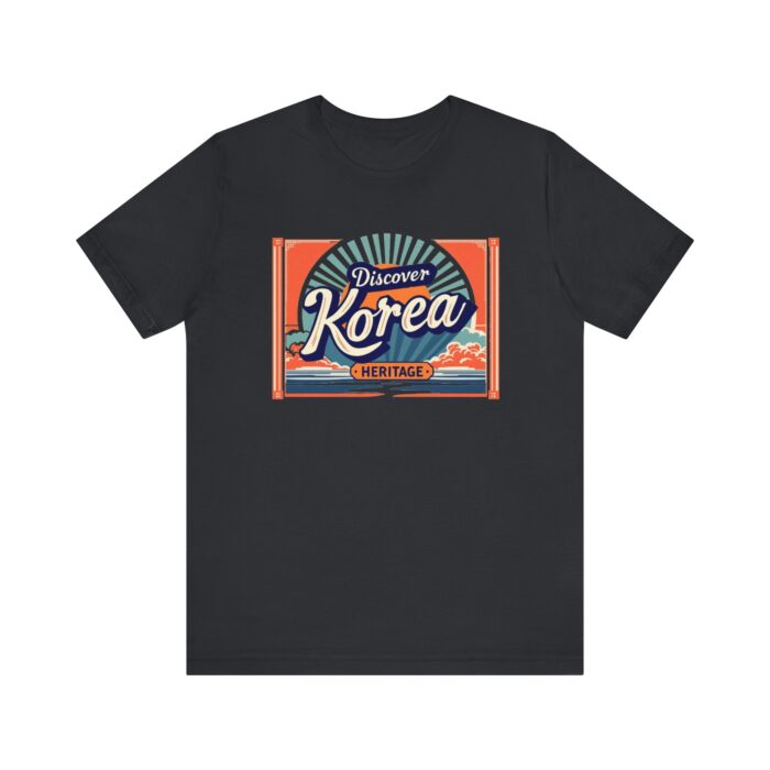 Korea Heritage Tee, Vintage Travel Shirt, Unisex Graphic Tee, Gifts for Travelers, Korean Culture Apparel, Heritage Celebration Clothing - Image 2
