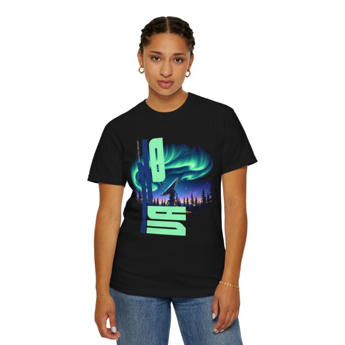 Vibrant Aurora Unisex T-Shirt, Graphic Tees, Nature Lover Gift, Cosmic Design Tee, Casual Wear, Outdoor Adventure Shirt - Image 15