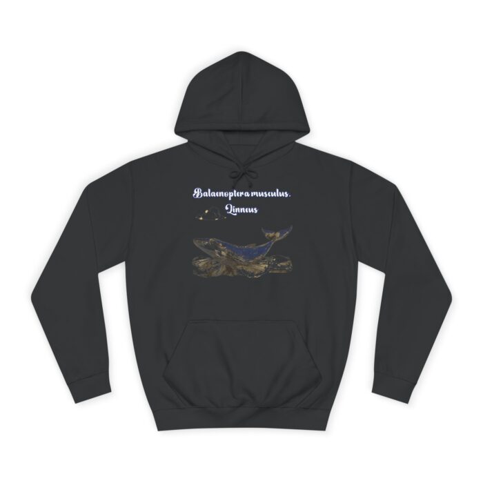 Blue Whale Unisex College Hoodie - Image 9