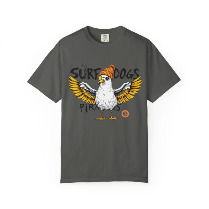 Surf Dogs Graphic T-Shirt for Animal Lovers - Unisex Garment-Dyed Tee - Image 22