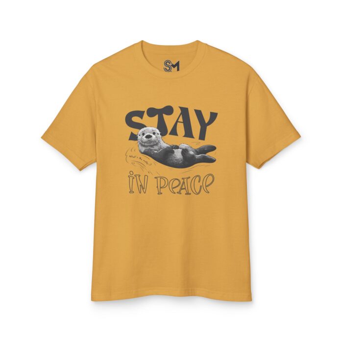 Stay in Peace Graphic Tee, Unisex Cotton T-Shirt, Casual Apparel, Gift for Friends, Relaxed Vibe Clothing - Image 5