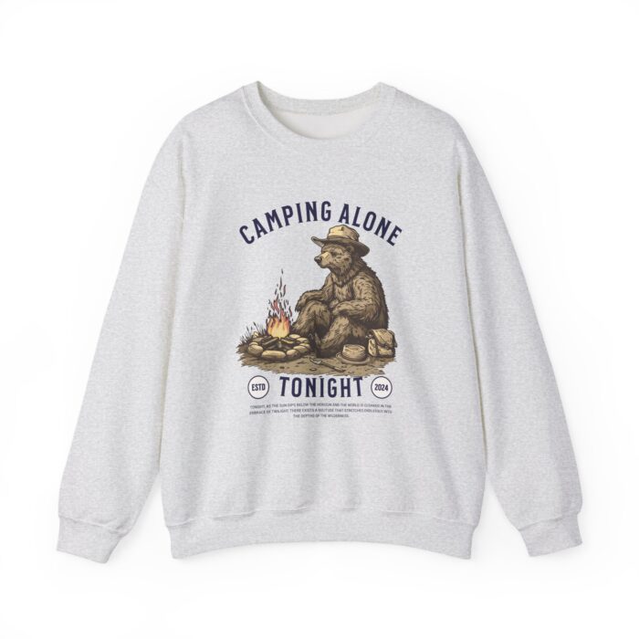 Camping alone Unisex Heavy Blend™ Crewneck Sweatshirt - Image 13