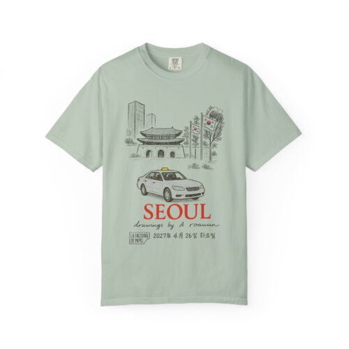 Seoul-Inspired Unisex T-Shirt - Artistic Design for Travelers
