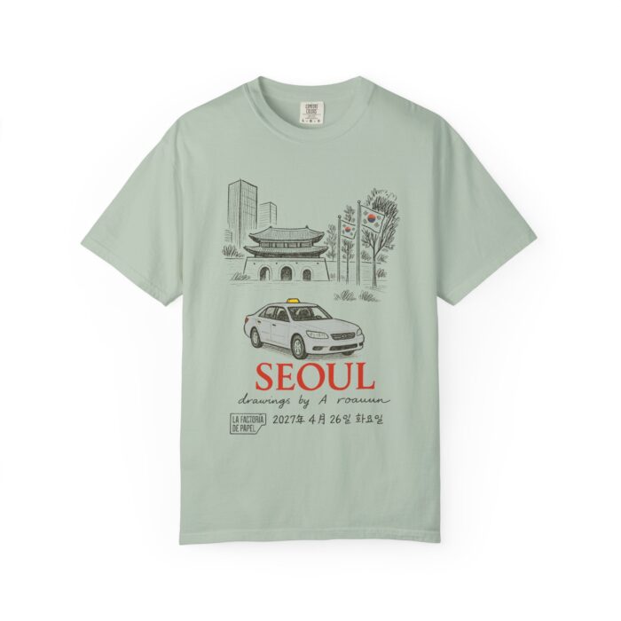 Seoul-Inspired Unisex T-Shirt - Artistic Design for Travelers