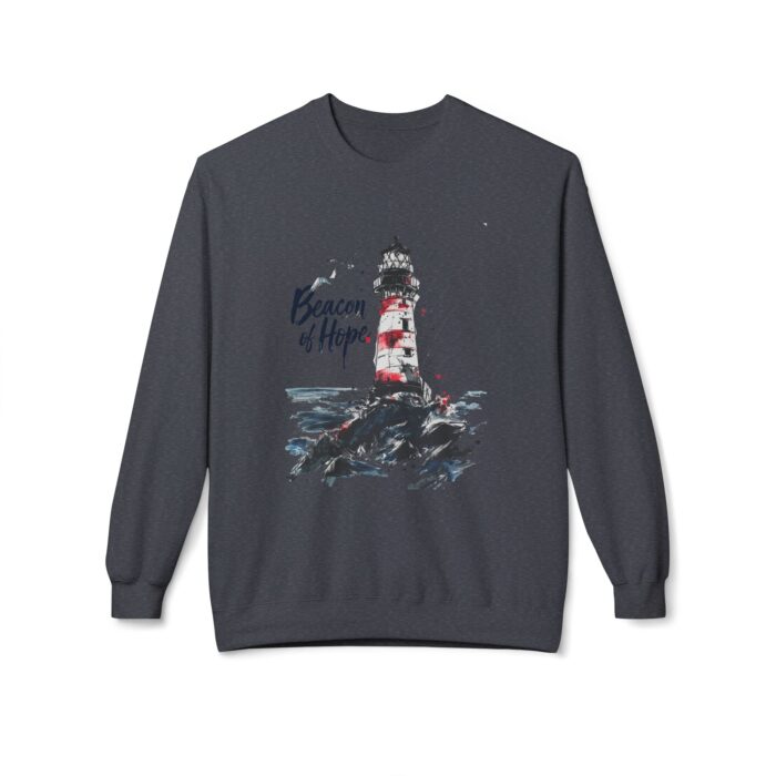 Beacon of Hope Unisex Midweight Softstyle Fleece Crewneck Sweatshirt - Image 29
