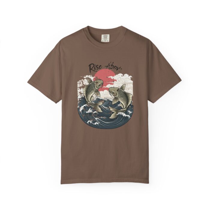 Rise above Unisex Garment-Dyed T-shirt - Image 51