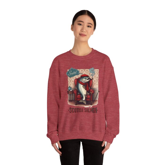 Scottish Salmon Unisex Heavy Blend™ Crewneck Sweatshirt - Image 44