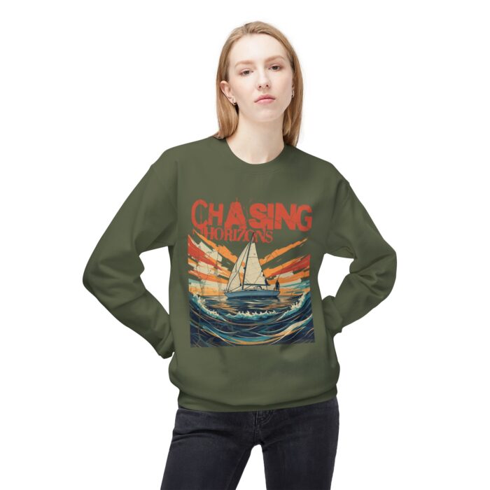 Chasing Horizons Unisex Midweight Softstyle Fleece Crewneck Sweatshirt - Image 35