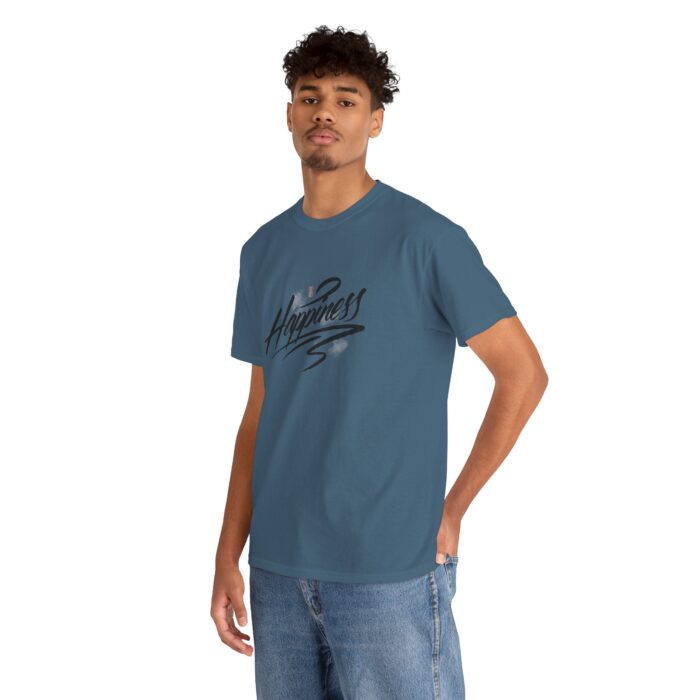 Happiness Unisex Heavy Cotton Tee - Comfortable Daily Wear - Image 4
