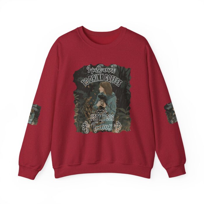 Pet my dog today Unisex Heavy Blend™ Crewneck Sweatshirt - Image 17