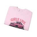 Girls like monster trucks Unisex Heavy Blend™ Crewneck Sweatshirt