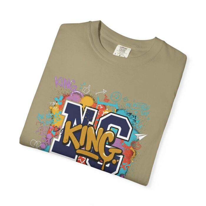 Unisex Garment-Dyed T-Shirt - Colorful 'King' Graphic Tee for Trendsetters - Image 27