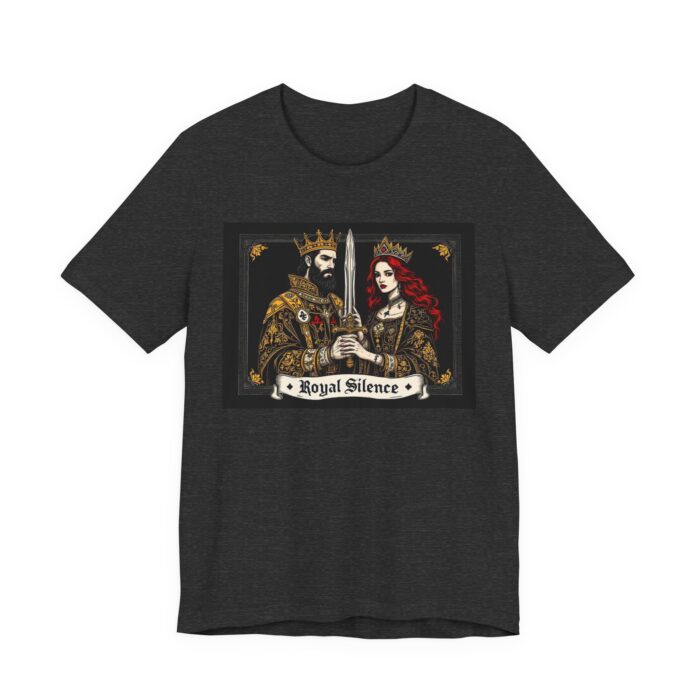 Royal Silence Graphic Tee, Gothic T-Shirt, King and Queen Shirt, Unisex Fashion Top, Drawstring Bag, Gift for Him/Her - Image 21