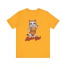 Retro Cat Unisex Tee, Fun Cat Shirt, Summer Vibes T-Shirt, Gift for Cat Lovers, Cute Animal Apparel