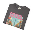 Seoul Inspired Unisex Garment-Dyed T-Shirt - Trendy Streetwear with Cityscape Design