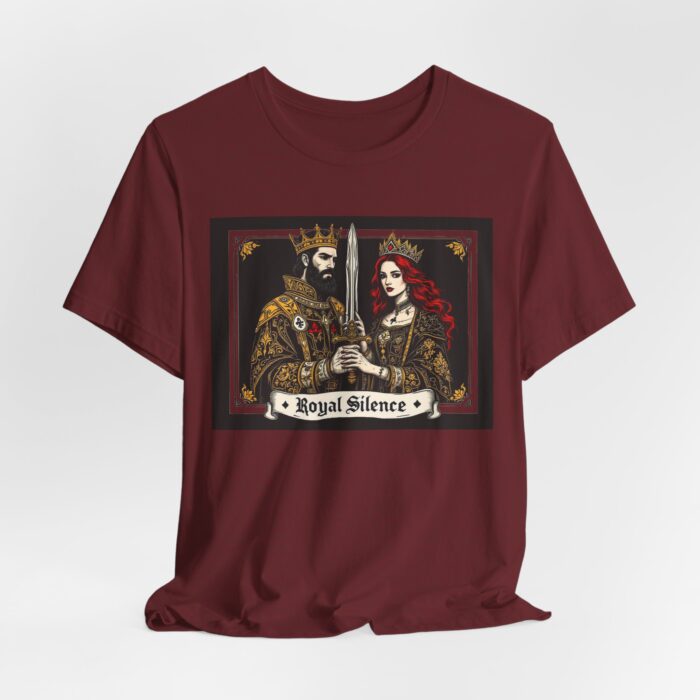 Royal Silence Graphic Tee, Gothic T-Shirt, King and Queen Shirt, Unisex Fashion Top, Drawstring Bag, Gift for Him/Her - Image 42