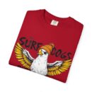 Surf Dogs Graphic T-Shirt for Animal Lovers - Unisex Garment-Dyed Tee