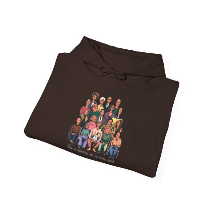 Definitely not my family photo Unisex Heavy Blend™ Hooded Sweatshirt - Image 36