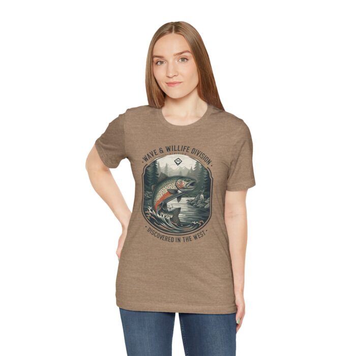 Nature-Inspired Graphic Tee, Perfect for Outdoor Enthusiasts and Casual Wear, Gift for Fishermen, Wilderness Adventure Shirt, [...] - Image 24