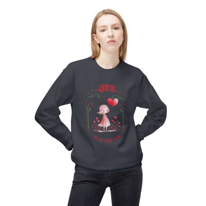 Love is in the air Unisex Midweight Softstyle Fleece Crewneck Sweatshirt - Image 35