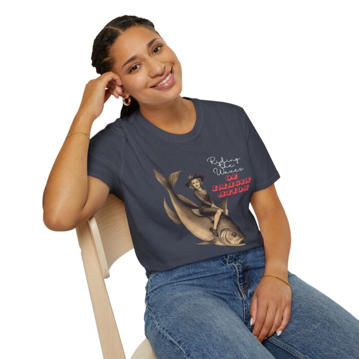 Whimsical Fishing Adventure T-Shirt | Fun Graphic Tee for Outdoorsy Types, Gift for Fishermen, Unisex T-Shirt, Casual Wear, Vintage Style - Image 56