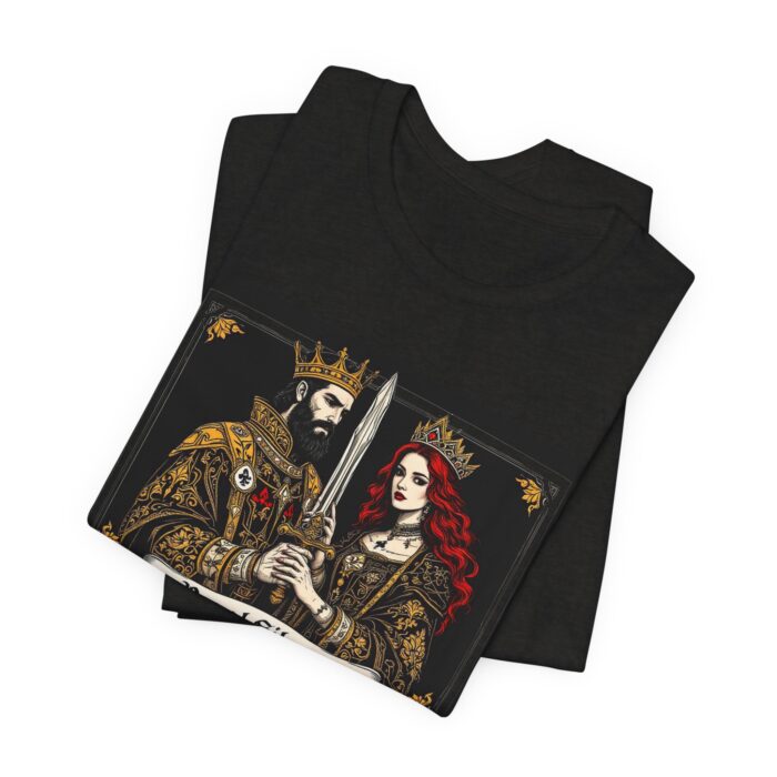 Royal Silence Graphic Tee, Gothic T-Shirt, King and Queen Shirt, Unisex Fashion Top, Drawstring Bag, Gift for Him/Her - Image 6