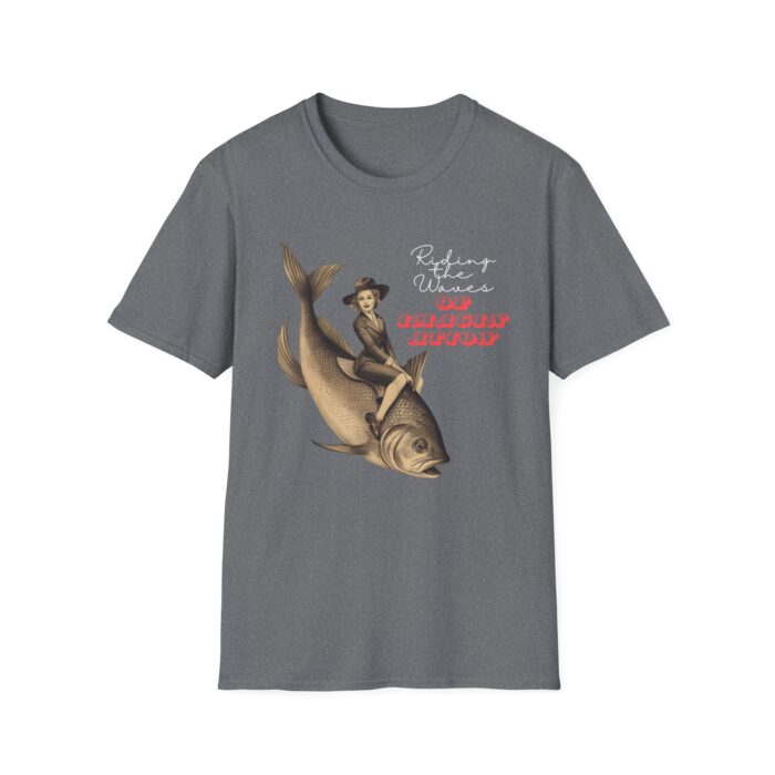 Whimsical Fishing Adventure T-Shirt | Fun Graphic Tee for Outdoorsy Types, Gift for Fishermen, Unisex T-Shirt, Casual Wear, Vintage Style - Image 15