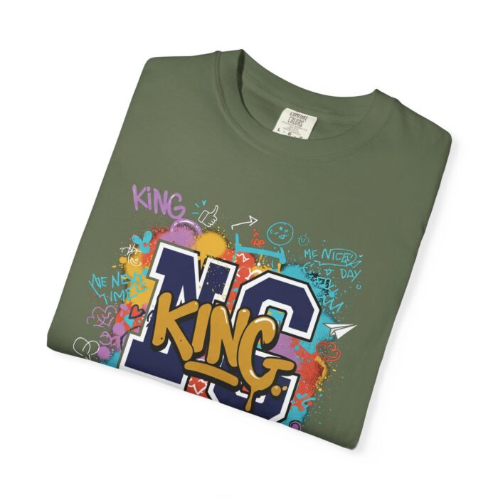 Unisex Garment-Dyed T-Shirt - Colorful 'King' Graphic Tee for Trendsetters - Image 43