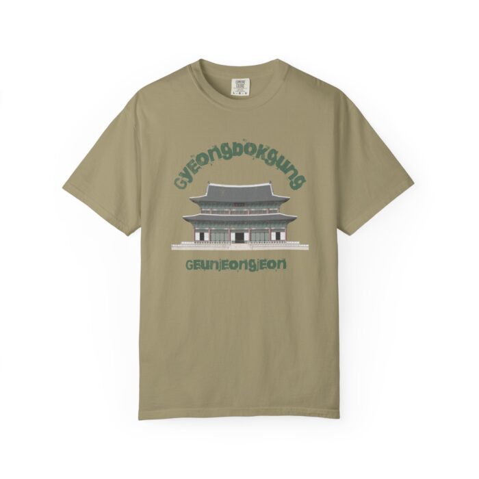 Gyeongbokgung Geunjeongjeonjeon Unisex Garment-Dyed T-shirt - Image 29