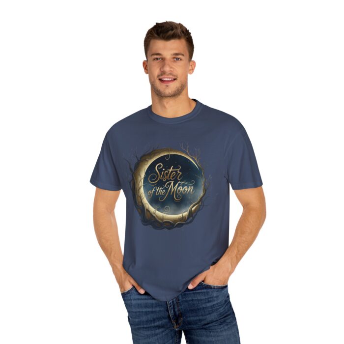Moon Sister T-Shirt | Unisex Garment-Dyed Tee, Gift for Moon Lovers, Celestial Apparel, Astrology Shirt, Boho Fashion - Image 14