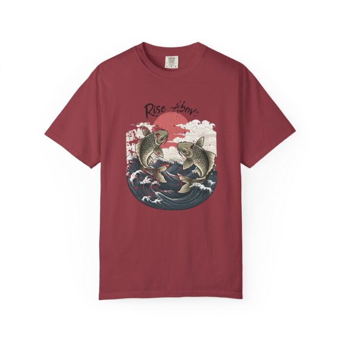 Rise above Unisex Garment-Dyed T-shirt - Image 41