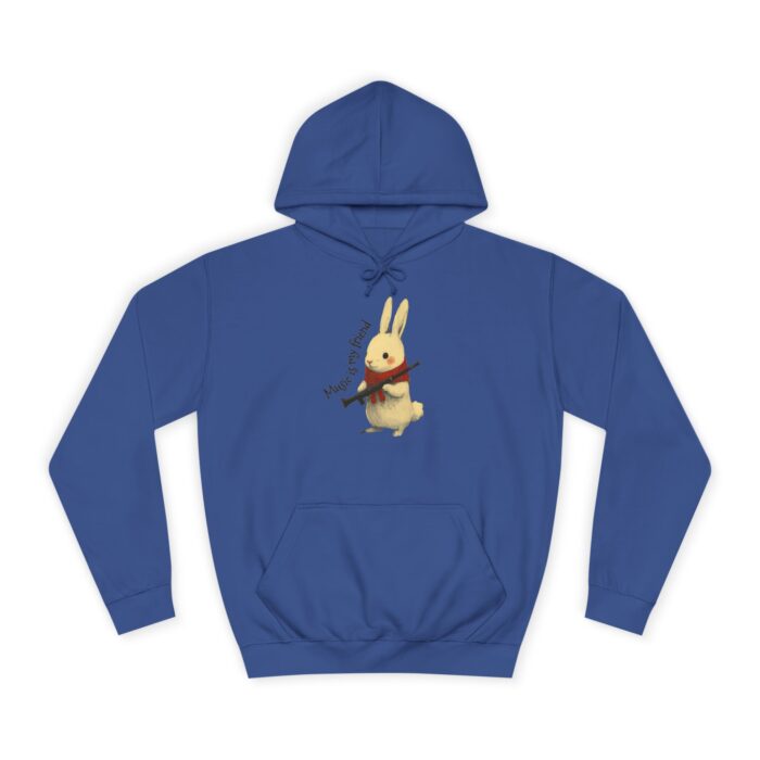 Music is my friend Unisex College Hoodie - Image 53