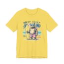 West Coast Beach Bear Tee, Summer Shirt, Surfing T-Shirt, Cute Animal Apparel, Vacation Outfit, Gift for Beach Lovers