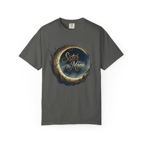 Moon Sister T-Shirt | Unisex Garment-Dyed Tee, Gift for Moon Lovers, Celestial Apparel, Astrology Shirt, Boho Fashion