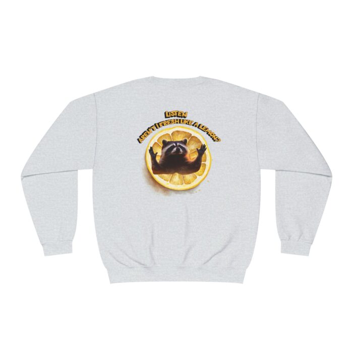 Lemonish racoon Unisex NuBlend® Crewneck Sweatshirt - Image 10