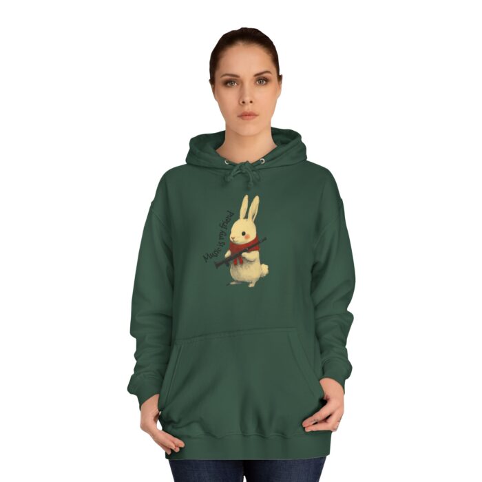 Music is my friend Unisex College Hoodie - Image 48