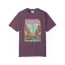 Seoul Inspired Unisex Garment-Dyed T-Shirt - Trendy Streetwear with Cityscape Design