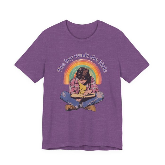 The boy reads the bible Unisex Tee - Image 31