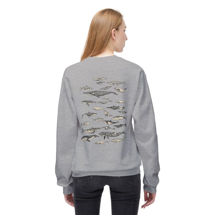 For Whales Unisex Midweight Softstyle Fleece Crewneck Sweatshirt - Image 4