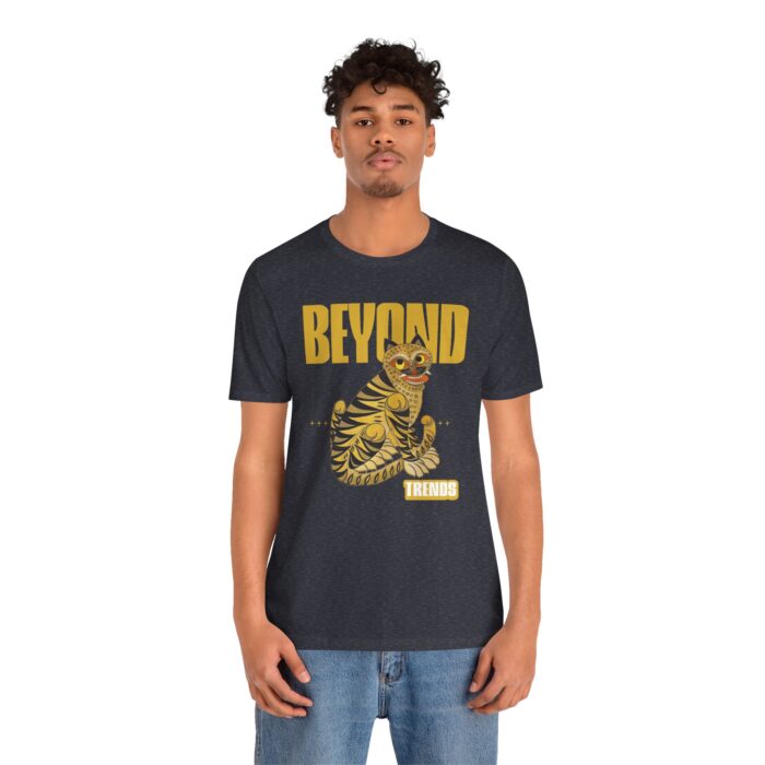 Beyond Trends Cat Tee, Unisex Jersey Short Sleeve T-Shirt, Stylish Cat Apparel, Gift for Cat Lovers, Trendy Graphic Tee - Image 7